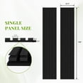 thumbnail image 6 of Easy4Home 2Pcs 106"x20.5" Wood Slat Acoustic Wall Panels, 3D Fluted Soundproof Decorative Panels for Interior Walls, Black Oak, 6 of 9