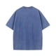 thumbnail image 3 of Ceisia Men's Vintage Washed Solid Crew Neck Short Sleeve T-Shirt Casual Retro Top Blue XXL Gifts, 3 of 7