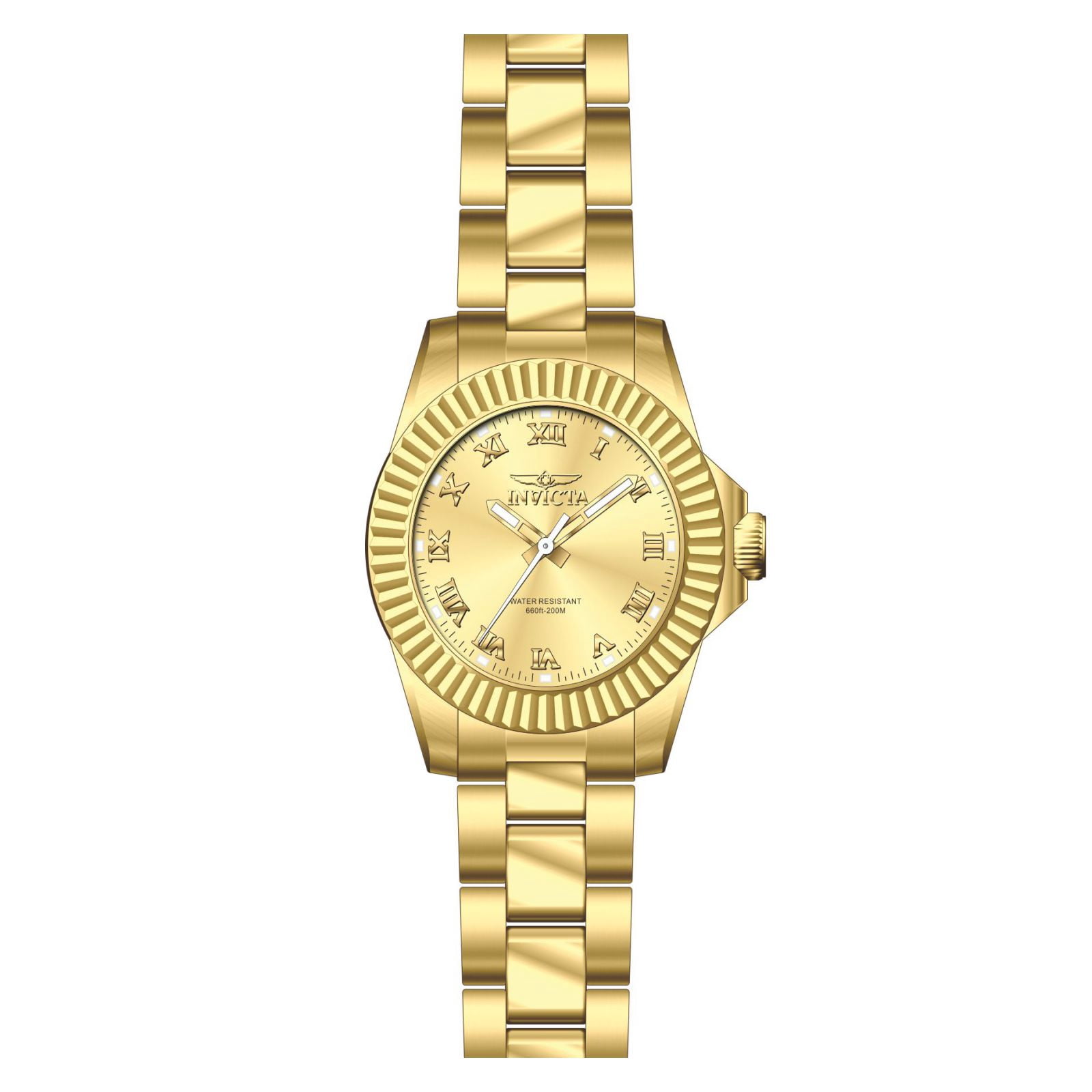 Invicta Gold Timepiece with Black Roman Numerals NEW INVICTA 38238 PRO DIVER MASTER OF THE SEA AUTOMATIC  main image 3