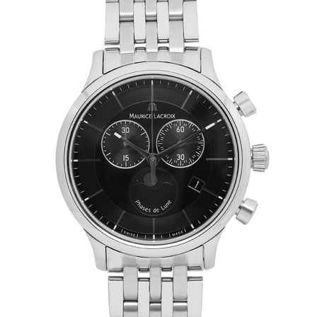 Maurice Lacroix Les Classiques 40mm Steel Black Dial Mens Watch LC1148-SS002-331