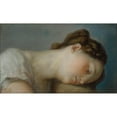 thumbnail image 3 of Vicente López Portaña 18x12 Black Modern Framed Museum Art Print Titled - Woman's Head (circa 1826), 3 of 5