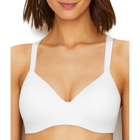 

Hanes Ultimate Women s T-Shirt Wireless Bra ComfortBlend White 36B