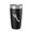 Black, variant on Highland Lake Bridgton Map Tumbler Travel Mug Insulated Laser Engraved Coffee Cup Maine 20 oz Purple