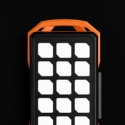 ToughTested 10000mAh Solar Power Bank, Dual Panel Portable Charger, 18W USB-C Fast Charging, LED Light, Rugged Waterproof for iPhone and Android