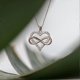 thumbnail image 3 of Infinity Heart Necklace for Women. 925 Sterling Silver Heart Necklace for Girlfriend, Love Heart Pendant on 18" Chain with 2" Extender (Rose Gold or G, 3 of 4