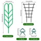 thumbnail image 4 of Equipo De Protección Y Soporte De La Planta, Soportes Para Plantas Trepadoras, Soporte Para Tallos De Plantas, Tallo De Jardín De Plástico, Enrejado Trepador, Herramientas De Bricolaje Para Plantas De Muyoka Hogar, 4 of 6