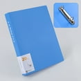 thumbnail image 2 of Gkeoshab Accordion File Organizer File Folder Test Paper Organizer Flipchart Folder A4 Insert Transparent Information Book Four Holes Punched Flipchart File Organizer Files Organizer, 2 of 4