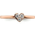 thumbnail image 4 of 14K Rose Gold First Promise Diamond Complete Ring (Size 7) Made In India rm6620e-014-raa, 4 of 5