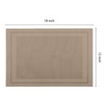 thumbnail image 4 of Unique Bargains Vinyl Placemats for Table Decor Washable Table Placemats 8pk Gold 18x12in, 4 of 7