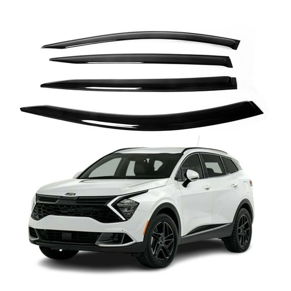 Fits KIA sportage 2023 Acrylic Window Visor Sun Rain Deflector Guard