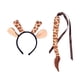 thumbnail image 4 of Diadema con orejas de jirafa y orejas de de cola larga, diadema para Cosplay, regalos divertidos, diademas de jirafa para fiestas elegantes,, 4 of 9
