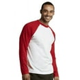 thumbnail image 4 of TheLovely Men & Women Long Sleeve Baseball Raglan Tee Shirt Top (S-3XL), 4 of 4