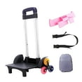 thumbnail image 4 of Rongfmy Backpack Trolley Compact Smoothly Luggage Cart for Bags Boxes Travel Luggage Black, 4 of 9