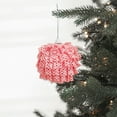 thumbnail image 5 of Iumwxz Foam Christmas Ball Ornaments with Delicate Openwork Patterns 7cm Pink Holiday Tree Decorations for Indoor Christmas Trees Doors Windows Walls, 5 of 6