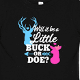 thumbnail image 4 of Inktastic Gender Reveal Will it be a Little Buck or Doe? Girls Baby T-Shirt, 4 of 5