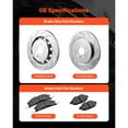thumbnail image 3 of KFFKFF Front and Rear Brake Kit Compatible with 2013-2015 Ford Explorer (Limited, Sport, XLT; Heavy Duty Brakes) and 2018 Ford Explorer (Limited, Platinum, Sport, XLT; Heavy Duty Brakes; 2-Piston), 3 of 9
