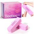 thumbnail image 1 of Bloque de lijado para pulir uñas Beetles, 100 granos, 50 unidades, rosa, 1 of 7