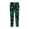 thumbnail image 5 of WTOBBY Women's Short Sleeve Halloween Print Uniform Top and Pants Two Piece Set, Workwear Nurse Costume Outfit for Roleplay and Party,Green M, 5 of 5