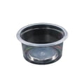 thumbnail image 1 of Monstrate 50 piezas de vasos de porción con tapas, recipientes de plástico transparente desechables, decoración resistente al calor, cajas de Mostrada, 1 of 5