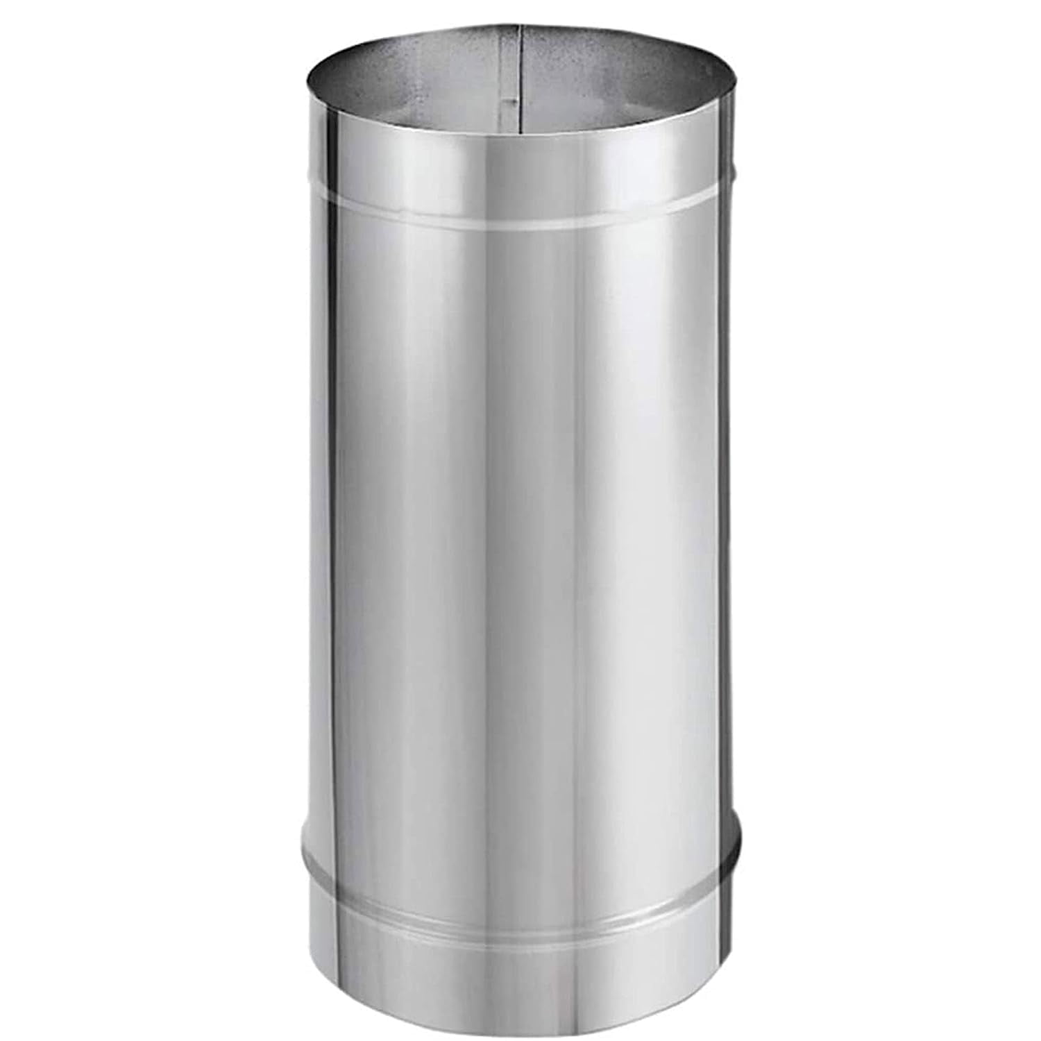 DuraVent DuraBlack 6DBK-12 6 Inch Single Wall Steel Wood Burning Adjustable Chimney Stove Pipe Connector to Vent Smoke and Exhaust, Black