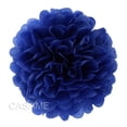 thumbnail image 1 of Pompones de papel decorativos para bodas, 10 cm, 15 cm, 20 cm, 25 cm, 4, 6, 8 y 10 pulgadas, bolas para fiestas, decoración del hogar, papel de seda, decoración de cumpleaños, azul oscuro, 8 pulgadas, 1 of 6