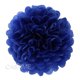 thumbnail image 1 of Pompones de papel decorativos para bodas, 10 cm, 15 cm, 20 cm, 25 cm, 4, 6, 8 y 10 pulgadas, bolas para fiestas, decoración del hogar, papel de seda, decoración de cumpleaños, azul oscuro, 12 pulgadas, 1 of 6