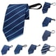 thumbnail image 1 of Penkiiy Corbatas de negocios ajustables pre-atadas para hombres, corbatas de cremallera para hombres Accesorios de boda de negocios 3.15 pulgadas, 1 of 4