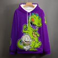 thumbnail image 4 of Rugrats Casual Pullover Hoodie Unisex Hooded Sweatshirt Novelty 3D Graphic Long Sleeve Sweater with Pocket L, 4 of 8