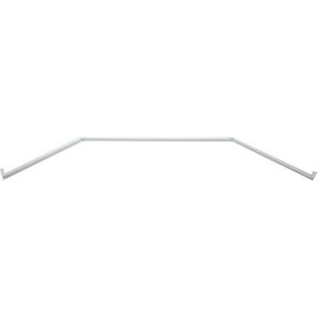 Kirsch Single Bay Window White Curtain Rod Set Walmart Com
