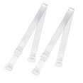 thumbnail image 2 of Invisible Clear Bra Strap Non-Slip Adjustable Bra Strap Soft 2 Pair Transparent Shoulder Strap (12mm, Clear) …, 2 of 2