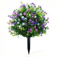 thumbnail image 2 of MTBLYS Ramo de camelias artificiales para exteriores|flores artificiales para decoración de jardines y paisajismo|Planta de camelias artificiales|Flores artificiales de 45 cm de altura para patio, 2 of 8