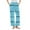 Light Blue, variant on biudgviw Womens Fluffy Pajama Pants Print Fleece Warm Wide Leg Sleep Pants Comfy Soft Elastic Waist Lounge Pants with Pockets