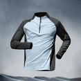 thumbnail image 5 of Tbopshirt Long Sleeve Shirts for Men Half Zip Training Clothes Drying Clothes Long Sleeved Sports Track and Field Sports T-shirts Running Fitness Tops,M-4XL, 5 of 6