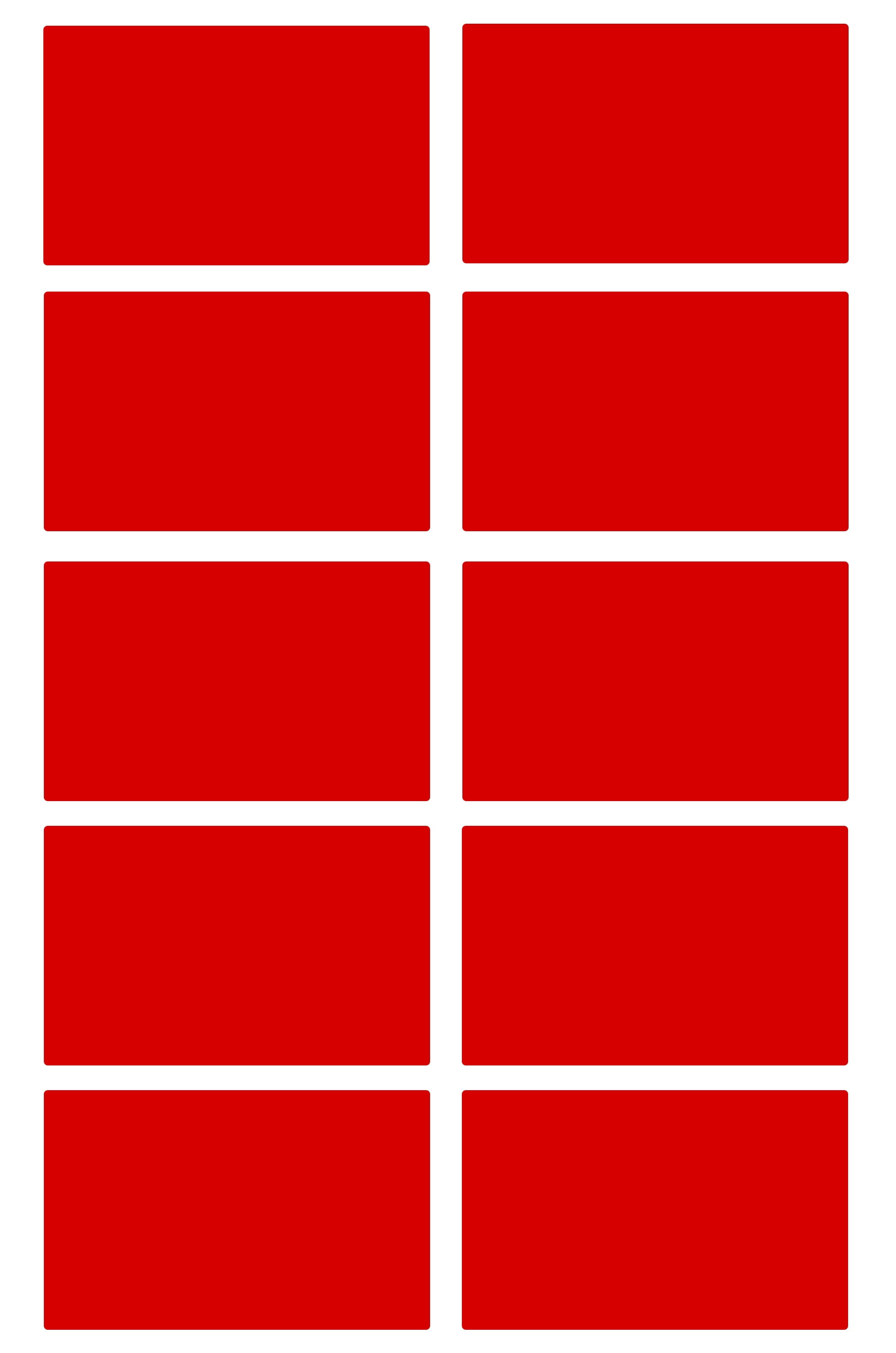 Royal Green Blank Labels Stickers 50mmx31mm Rectangular Colored Labels ...