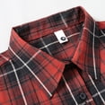 thumbnail image 6 of Awdenio Mens Shirts Long Sleeve Plaid Checkered Long Sleeve Collared Button Down Casual Shirts, 6 of 9