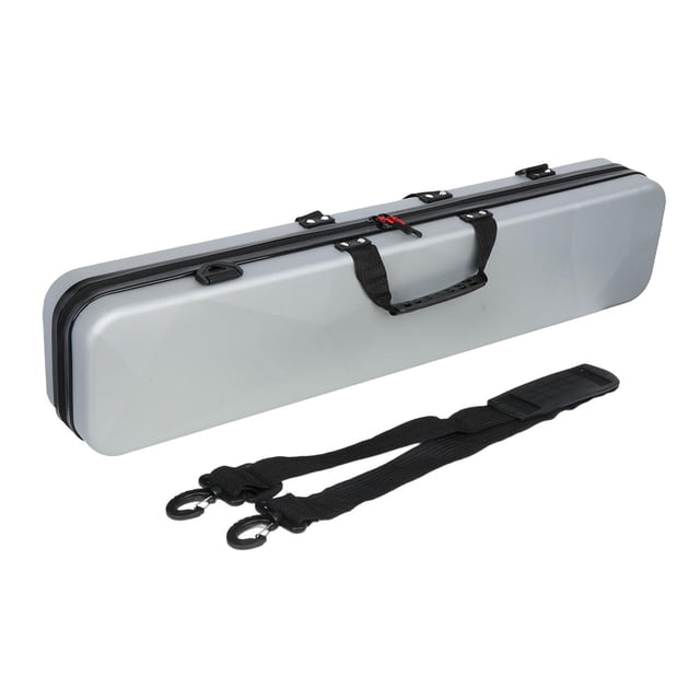 ZLight Étuis pour Queue de Piscine 1/2 Sac de Club Standard Étui de Rangement en PVC Noir Étanche Sac Rigide pour Queue de Snooker Argent Standard 85x12x18cm