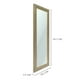 thumbnail image 3 of Espejo rectangular grande, decorativo de pared con relieve 50.1x147.1cm., 3 of 5