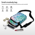 thumbnail image 7 of HELLHERO Skull Galaxy Lightning 2 Zippers Women Messenger Bag Polyester for Women, 7 of 7