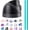 Black, variant on Replacement Lid for Owala, Compatible with Owala Cup 16oz 24oz 32oz 40oz, One Button Water Bottle Top Lid Replacement Accessory and Straws, Leakproof, BPA-Free (Black)