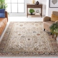 thumbnail image 2 of SAFAVIEH Silverado Ormonde Oriental Polyester Area Rug, Ivory/Rust, 4' x 6', 2 of 9