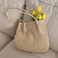 thumbnail image 4 of Osdhezcn Travel Vacation Bag Rattan Summer-Beach Bag for Women Straw Weave Bucket Bags, 4 of 14