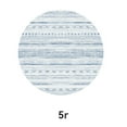 thumbnail image 5 of VUNATE 5'x5' Round Rugs for Living Room Washable Rugs Boho Moroccan Area Rug Soft Neutral Geometric Bohemian Carpet Distressed Indoor Rug for Bedroom Dining Room Office Foldable Nonslip Rug Blue, 5 of 7