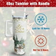 thumbnail image 5 of 40 oz Christmas Tumblers with Handle and Straw, Christmas Deer Tree 40oz Stainless Steel Vacuum Insulated Travel Coffee Mug Cup Water Bottle, Christmas Decor Stuff Accessories Gifts for Women, 5 of 7