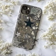 thumbnail image 5 of Dark Starry Night Phone Case, Cosmic Galaxy Stars Aesthetic Protective Cover for iPhone 16 15 14 13 12 11 Pro Max Plus Mini, 5 of 6