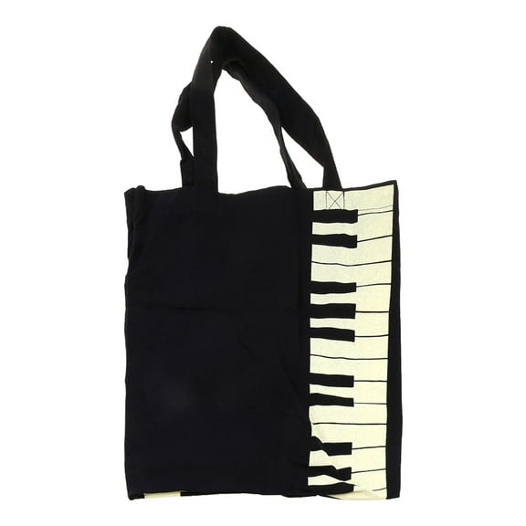 Hot Fashion Black Piano Keys Music Handbag Bag Shopping Bag