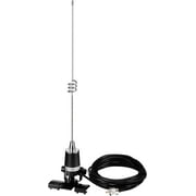 Bingfu VHF Nmo Antenna Dual VHF UHF 136-174MHz 400-470MHz with Low Loss 16.5ft RG58 Cable Fix Bracket Lip Mount