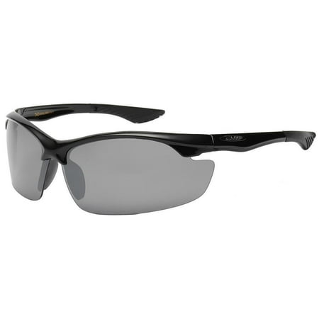 New Mens Stylish Sunglasses Sport Wrap Around BLACK  Driving Eyewear Glasses