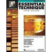 Hal Leonard Essential Technique for Band - Percussion and Keyboard Percussion 3 Book/Online Audio