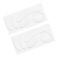 thumbnail image 1 of Unique Bargains Rounded Curved Edges Mouse Feet Skates 0.8mm w Cleaning Paper for G PRO Wireless Gaming Mouse White 5Pcs/2 Set, 1 of 5