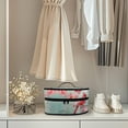 thumbnail image 4 of HELLHERO Flower and Bird Portable Steam Iron Storage Case Large Size Durable Lightweight Iron Accessories, Case Only, 4 of 6
